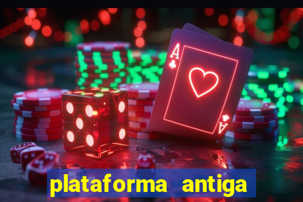 plataforma antiga de jogos